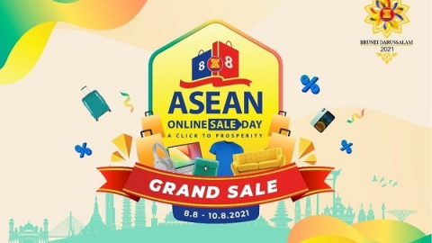 Ngày mua sắm trực tuyến lớn nhất ASEAN - ASEAN Online Sale Day 2021 diễn ra từ 0h00 ngày 8/8