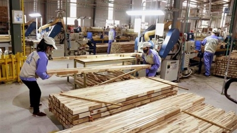 8 tháng đầu năm 2021, ngành gỗ và lâm sản xuất siêu 9,1 tỷ USD