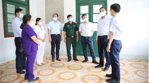 Thường trực UBND tỉnh Lào Cai kiểm tra công tác phòng chống dịch bệnh tại Bắc Hà, Si Ma Cai
