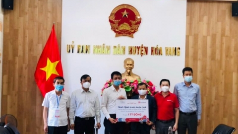 Quỹ an sinh “Sức sống mới” ủng hộ 18 tỷ đồng cho Huế, Đà Nẵng, Bà Rịa - Vũng Tàu phòng chống dịch Covid-19