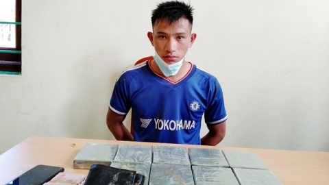 Điện Biên: Bắt giữ đối tượng mua bán trái phép 9 bánh heroin