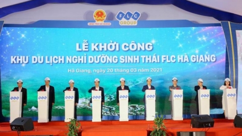 Tập đoàn FLC khởi công xây dựng khu du lịch nghỉ dưỡng sinh thái cao cấp tại Hà Giang