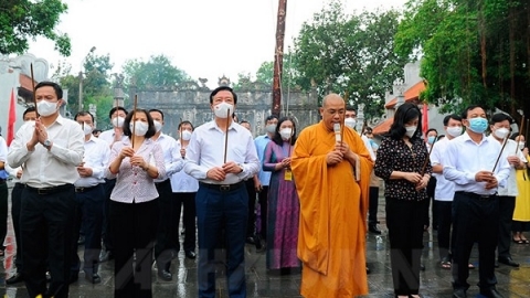 Hải Dương: Dâng hương tưởng niệm nhân 721 năm Ngày mất của Anh hùng dân tộc Trần Hưng Đạo