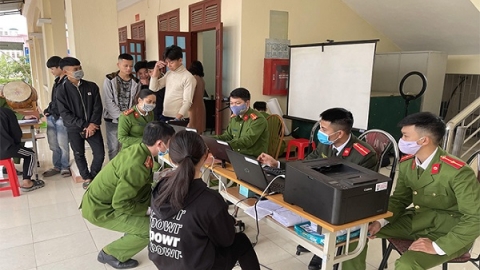 Hà Nội: Tiếp tục nhận hồ sơ cấp Căn cước công dân gắn chíp