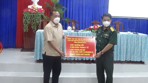 Cà Mau: Tiếp nhận vật tư y tế phòng, chống dịch bệnh Covid-19