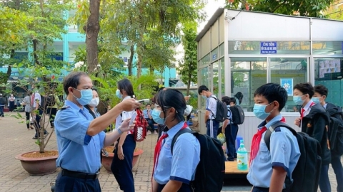 TP. Hồ Chí Minh: Hai trường đầu tiên tại huyện Cần Giờ sẽ được phép dạy học trực tiếp