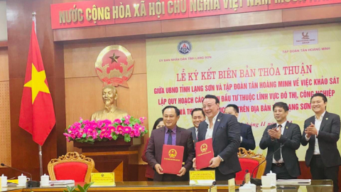 Tân Hoàng Minh muốn đầu tư vào Lạng Sơn 12.500 tỷ đồng thực hiện các dự án bất động sản, du lịch