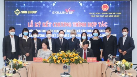 Tập đoàn Sun Group ký hợp tác với Tổng cục Giáo dục nghề nghiệp
