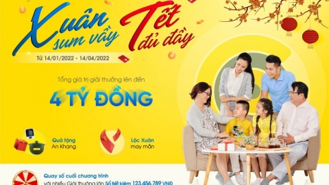 Cùng Nam A Bank mừng “Xuân sum vầy – Tết đủ đầy”