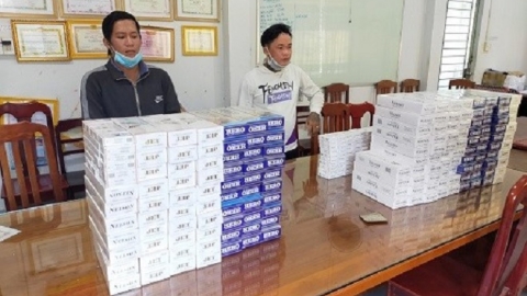 Công an Đồng Tháp bắt giữ vụ vận chuyển 3.300 bao thuốc lá điếu ngoại nhập lậu