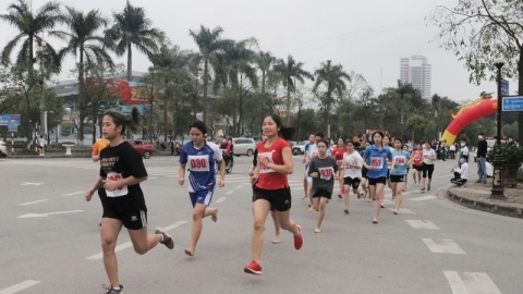165 vận động viên tham gia Giải chạy Nagakawa Cúp Báo Bắc Ninh lần thứ 26