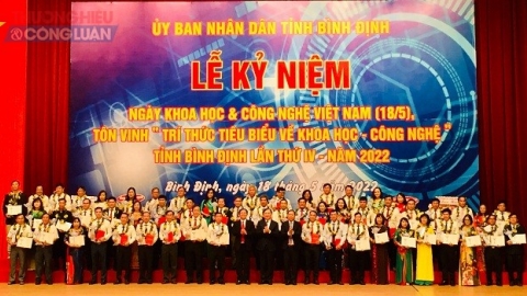 Bình Định: Tôn vinh trí thức tiêu biểu về khoa học và công nghệ