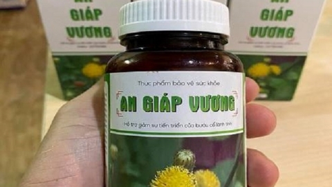 Quảng cáo Sản phẩm An Giáp Vương như thần dược, đơn vị phân phối có vô can?