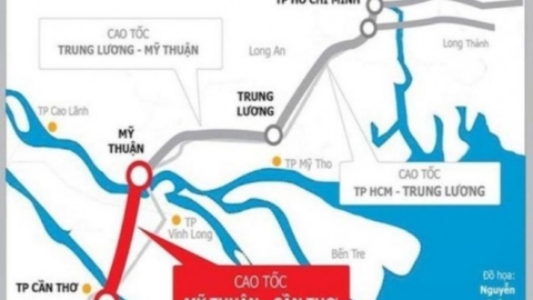 Bộ Giao thông Vận tải chỉ đạo đẩy nhanh thi công để thông xe cao tốc Mỹ Thuận - Cần Thơ trước 30/04/2023