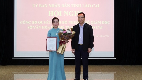 Tỉnh Lào Cai có tân Phó Giám đốc Sở Văn hóa và Thể thao
