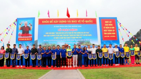 Quảng Ninh có hơn 2.000 người tham gia Ngày chạy Olympic vì sức khỏe toàn dân