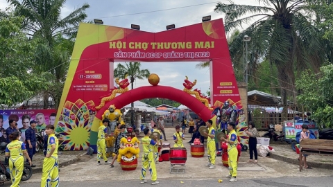 Khai mạc Hội chợ Thương mại và sản phẩm OCOP Quảng Trị 2023