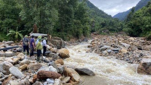 Lào Cai: Tìm thấy một thi thể bị lũ cuốn trôi tại thôn Nậm Cang xã Liên Minh