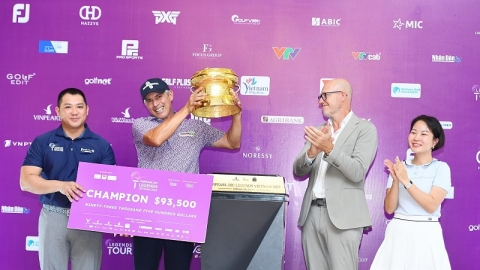 Golfer người Brazil vô địch Vinpearl DIC Legends Việt Nam 2023