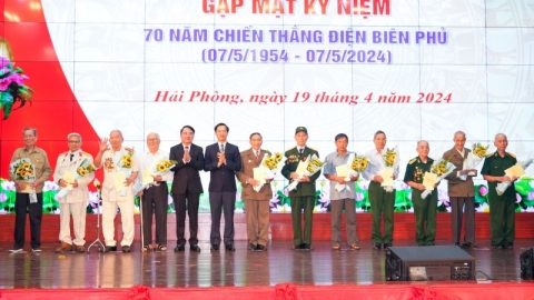 Hải Phòng tổ chức Gặp mặt Kỷ niệm 70 năm Chiến thắng Điện Biên Phủ (7/5/1954 – 7/5/2024)