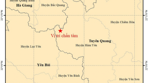 Hai ngày nghỉ lễ, 3 trận động đất xảy ra tại tỉnh Kon Tum, Tuyên Quang