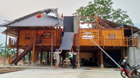 Lào Cai thiệt hại trên 10 tỷ đồng do dông lốc
