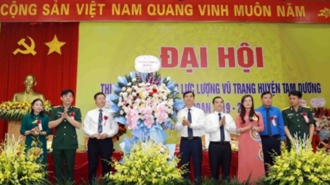 Huyện Tam Dương (Vĩnh Phúc) tổ chức Đại hội Thi đua quyết thắng lực lượng vũ trang huyện giai đoạn 2019-2024