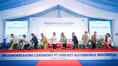 Vinfast chính thức động thổ nhà máy lắp ráp  xe điện tại Indonesia