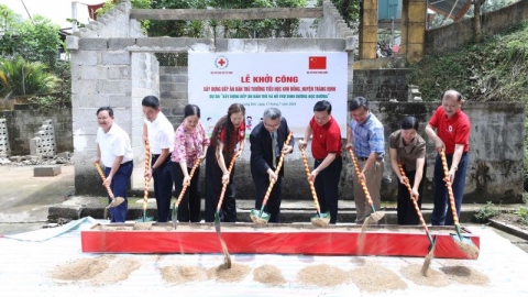 Lạng Sơn: Khởi công Dự án “Xây dựng bếp ăn bán trú và hỗ trợ dinh dưỡng học đường” tại huyện Tràng Định