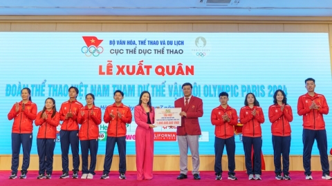 Nestlé MILO đồng hành cùng Đoàn thể thao Việt Nam tham dự Olympic và Paralympic Paris 2024