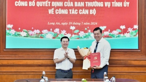 Long An bổ nhiệm chức vụ Phó trưởng ban Nội chính Tỉnh ủy