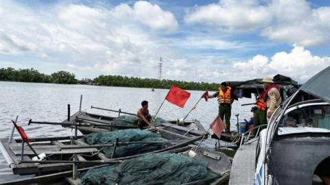 Thị xã Quảng Yên: Thu giữ 115 lồng bát quái dùng khai thác thủy sản trái phép