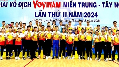 Thanh Hóa nhất toàn đoàn tại Giải vô địch Vovinam miền Trung - Tây Nguyên