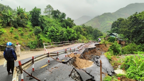 Thanh Hóa nằm trong 11 địa phương có cảnh báo nguy cơ xảy ra lũ quét, sạt lở đất