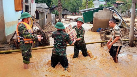 Xuất cấp gạo dự trữ cho Bộ Quốc phòng, Bộ Công an hỗ trợ các địa phương bị ảnh hưởng bão số 3