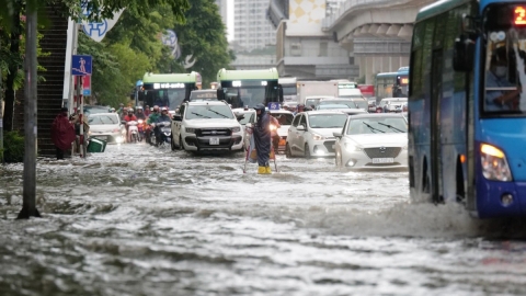 Thời tiết ngày 10/9: Mưa lớn bao trùm miền Bắc, có khả năng gây ra ngập úng