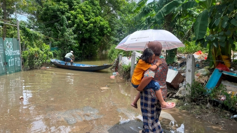 Hà Nội: Lũ trên các sông tiếp tục lên