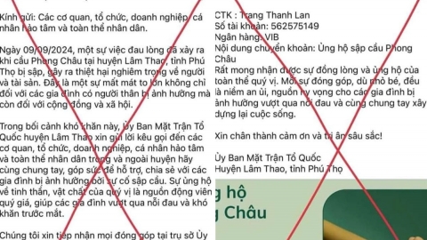 Cảnh báo Fanpage giả mạo để lừa đảo