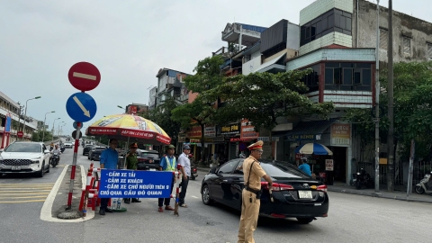 Kết thúc thời gian hạn chế phương tiện lưu thông trên cầu Đò Quan, Nam Định