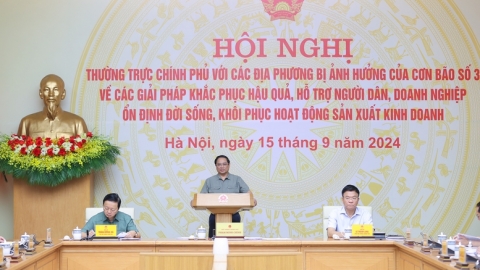 Thủ tướng chủ trì Hội nghị khắc phục hậu quả bão lũ