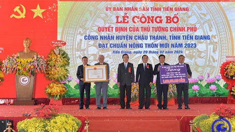 Tiền Giang: Châu Thành hướng đến huyện nông thôn mới nâng cao