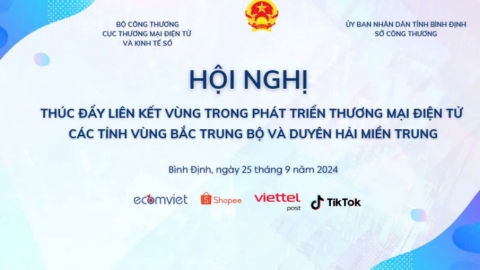 Hội nghị thúc đẩy liên kết vùng trong phát triển TMĐT vùng Bắc Trung Bộ và duyên hải miền Trung sẽ diễn ra ngày 25/9/2024