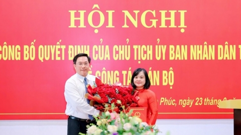 Vĩnh Phúc bổ nhiệm tân Giám đốc Sở Tài chính