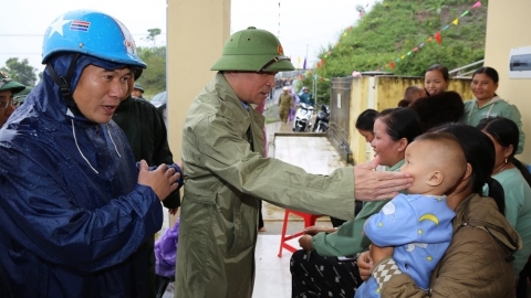 Phó Bí thư Thường trực Tỉnh uỷ Thanh Hóa kiểm tra tình hình ứng phó thiên tai tại các huyện miền núi