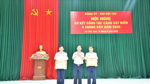 Nhiều dấu ấn nổi bật trong thực hiện nhiệm vụ công tác Cảnh sát biển tại Hải đội 102