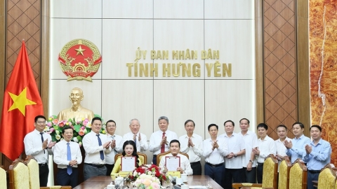 Hưng Yên ký kết biên bản hợp đầu tư trong lĩnh vực hạ tầng và phát triển đô thị