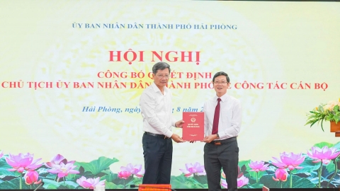 Đồng chí Bùi Xuân Lộc giữ chức vụ Phó Giám đốc Sở Nông nghiệp và Môi trường thành phố Hải Phòng