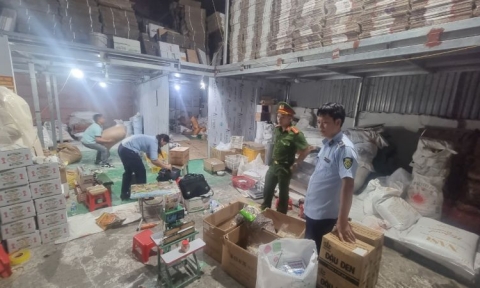 Bắc Giang: Công ty TNHH MTV Thương Nhung sản xuất thực phẩm không rõ nguồn gốc
