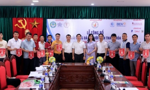 Công bố Giải bóng đá 7 người tỉnh Thanh Hóa - Cúp doanh nhân trẻ lần thứ nhất năm 2024