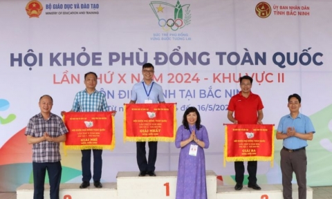 Bế mạc môn Điền kinh trong Hội khỏe Phù Đổng toàn quốc lần thứ X khu vực II tại Bắc Ninh